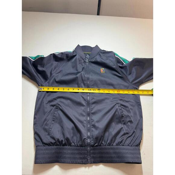 Nike Women's MEDIUM Court Stadium Tennis Jacket Black Purple Green 933760-009 - Picture 4 of 5